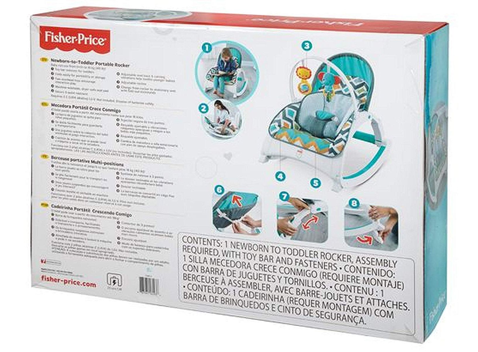 Fisher-Price - Siège berçant évolutif portative.