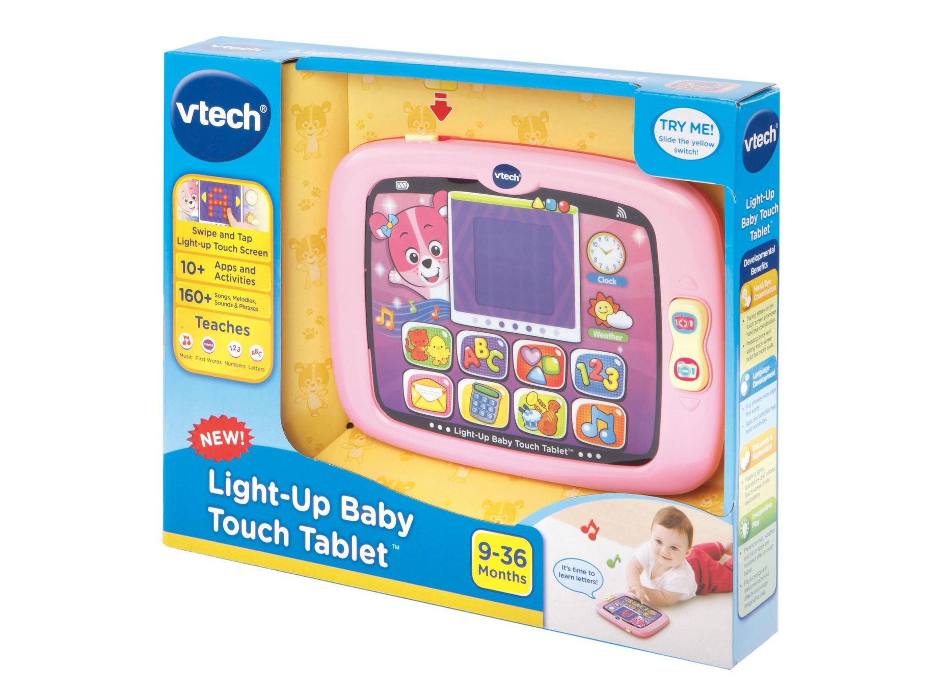 اسباب بازی فقط توی توی | TOY TOY - تبلت کودک صورتی Vtech مدل Light Up ...