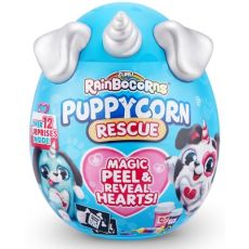 عروسک سورپرایزی رینبوکورنز RainBocoRns سری Puppycorn Rescue با شاخ و گوش های نقره ای, تنوع: 9261-Silver, image 