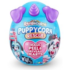 عروسک سورپرایزی رینبوکورنز RainBocoRns سری Puppycorn Rescue با شاخ و گوش های بنفش, تنوع: 9261-Purple, image 