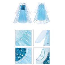 لباس پرنسس السا شنل دار - سایز 13, سایز: سایز 13, image 13