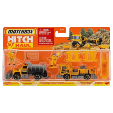 پک تریلر و کامیون Match Box سری Hitch and Haul مدل Road Stripe King, تنوع: H1235-Plowverizer, image 