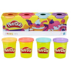 پک 4 تایی خمیربازی Play Doh (کرم - صورتی - آبی - بنفش), تنوع: B5517EU4-4 Colors Ice Cream, image 