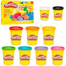 پک 9 تایی خمیر بازی Play Doh مدل رنگ های محبوب, image 