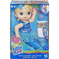 عروسک بیبی الایو مدل Shimmer N Splash Mermaid بلوند, image 