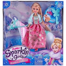 عروسک اسب سوار Sparkle Girlz مدل Winter Princess, image 