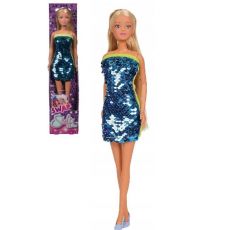 عروسک 29 سانتی Steffi Love با لباس پولکی  آبی, تنوع: 105733366-Swap Fashion Blue, image 4