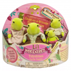 خانواده 4 نفری لاک‌پشت های Li'l Woodzeez مدل Tidyshine, image 2