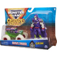 ماشین و فیگور Monster Jam با مقیاس 1:64 مدل Grim, تنوع: 6055107-Grim, image 6