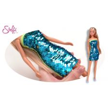عروسک 29 سانتی Steffi Love با لباس پولکی نقره‌ای, تنوع: 105733366-Swap Fashion Silver, image 6