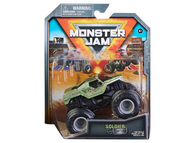 پک تکی ماشین Monster Jam با مقیاس 1:64 مدل Soldier, image 5