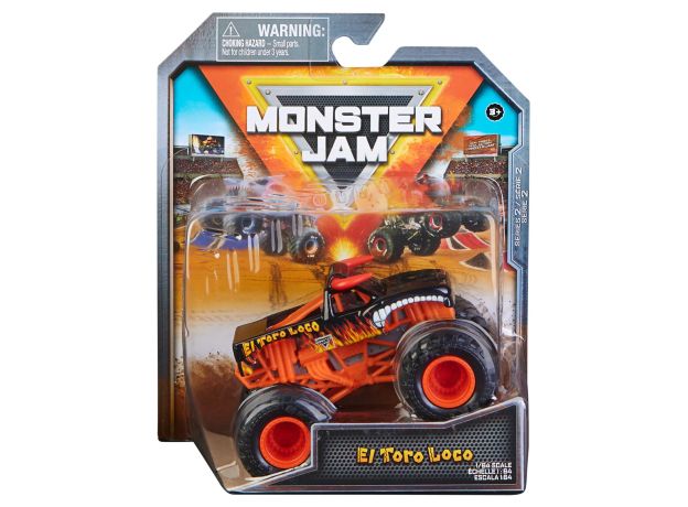 پک تکی ماشین Monster Jam با مقیاس 1:64 مدل El Toro Loco, image 6