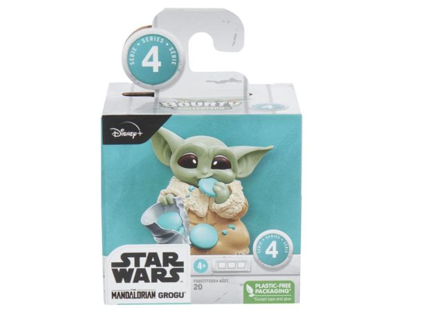 فیگور 5 سانتی بیبی یودا Baby Yoda در حال کوکی خوردن, image 3