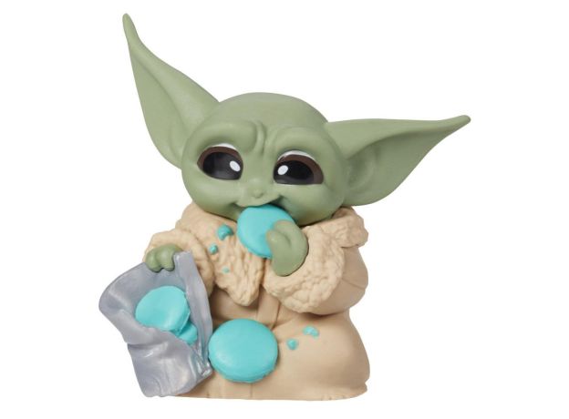 فیگور 5 سانتی بیبی یودا Baby Yoda در حال کوکی خوردن, image 2