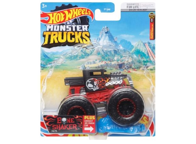 پک تکی ماشین Hot Wheels سری Monster Truck مدل Bone shaker, image 