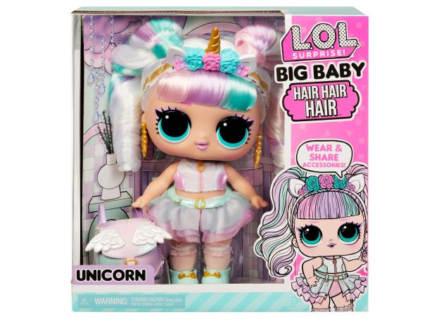 عروسک LOL Surprise سری Hair Hair Hair مدل Unicorn, تنوع: 579717-Unicorn, image 