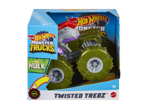 پک تکی ماشین 13 سانتی Hot Wheels سری Monster Truck مدل Marvel Hulk, تنوع: GVK37-Marvel Hulk, image 5