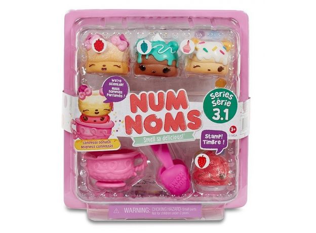 ست عروسک نوم‌نوم CONFETTI DONUTS (NUM NOMS), image 