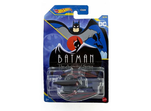 پک تکی ماشین Hot Wheels سری Batman مدل Batplane, image 