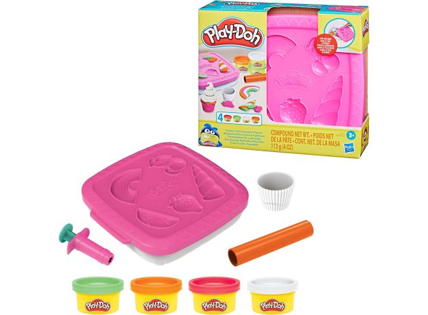 ست خمیربازی کاپ کیک Play Doh, تنوع: F6914-Cupcakes, image 