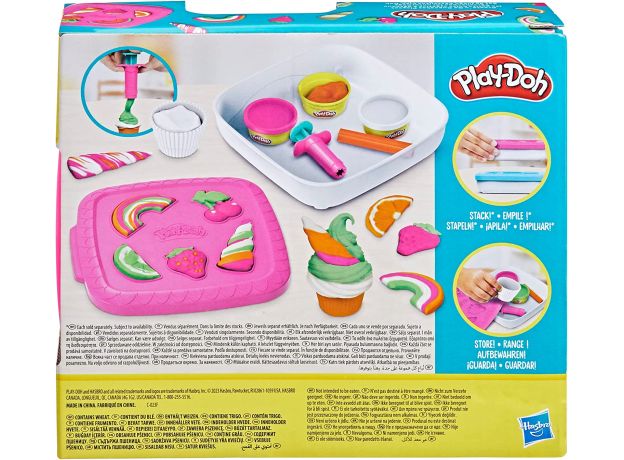 ست خمیربازی کاپ کیک Play Doh, تنوع: F6914-Cupcakes, image 3