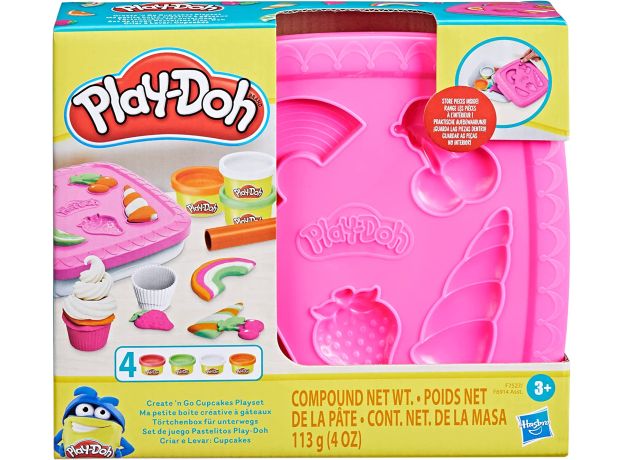 ست خمیربازی کاپ کیک Play Doh, تنوع: F6914-Cupcakes, image 4