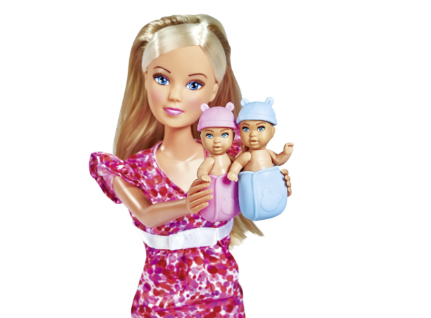 عروسک 29 سانتی باردار Steffi Love با نوزاد سورپرایزی, تنوع: 105733588-Steffi with Baby Purple, image 8