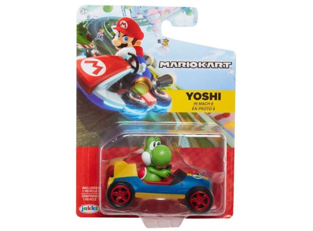 ماشین 6 سانتی یوشی به همراه فیگور, تنوع: 40303-Super Mario Kart Yoshi, image 3