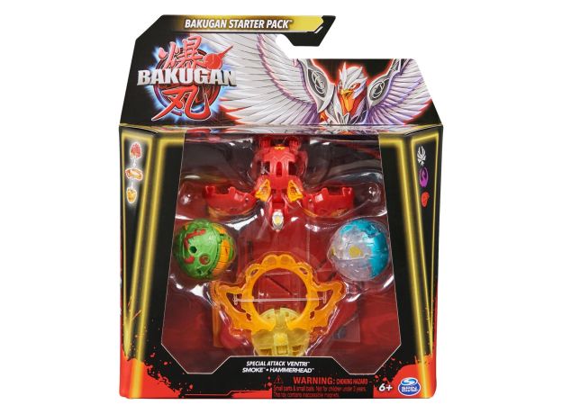 پک 3 تایی Starter باکوگان Bakugan سری Special Attack مدل Ventri, تنوع: 6066989-Ventri, image 