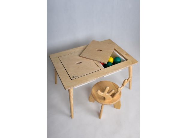 میز مونتسوری سفید چوبی کاما, تنوع: 21020-CM-Montessori Kids Table, image 2