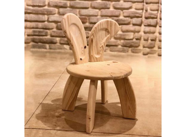 صندلی خرگوش چوبی کاما, تنوع: 12001-CM-Rabbit Chair, image 3