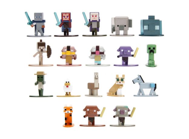 ست 18 تایی فیگورهای فلزی Minecraft سری 9, image 7