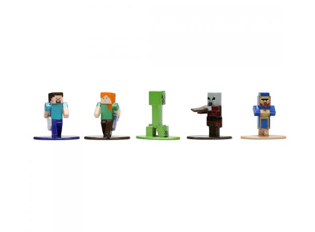 ست 18 تایی فیگورهای فلزی Minecraft سری 8, image 5
