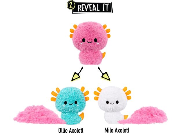 عروسک پولیشی Axolotl سورپرایزی کوچک Fluffie Stuffiez, تنوع: 593508-Axolotl, image 4