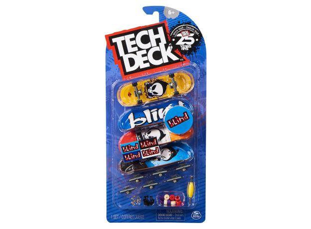 ست 4 تایی اسکیت انگشتی 96 میلی متری تک دک Tech Deck مدل Blind, image 