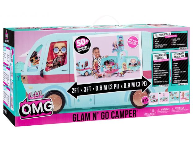 ماشین کمپر 4 در 1 LOL Surprise مدل Glam N' Go Glamper, image 