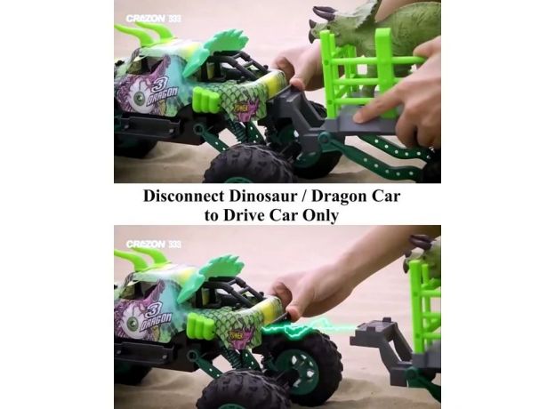 ماشین کنترلی آفرودی Crazon مدل Dinosaur Truck با مقیاس 1:14, image 3