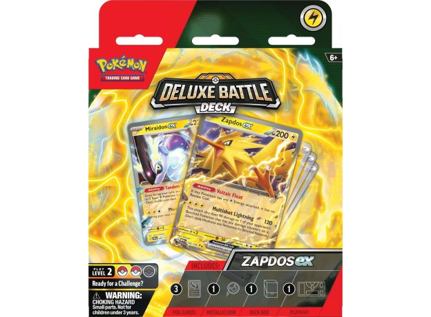 پک کارت بازی Pokemon سری Deluxe Battle Deck مدل Zapdos ex, تنوع: PK290-85600-Zapdos ex, image 5