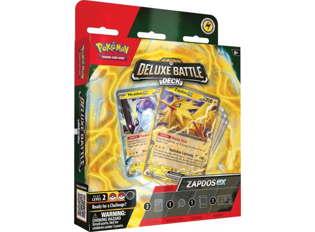 پک کارت بازی Pokemon سری Deluxe Battle Deck مدل Zapdos ex, تنوع: PK290-85600-Zapdos ex, image 