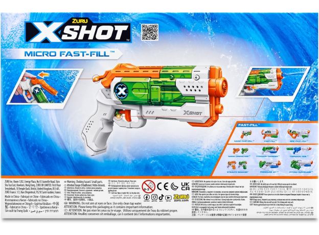 تفنگ آبپاش ایکس شات X-Shot مدل Micro Fast Fill, image 8