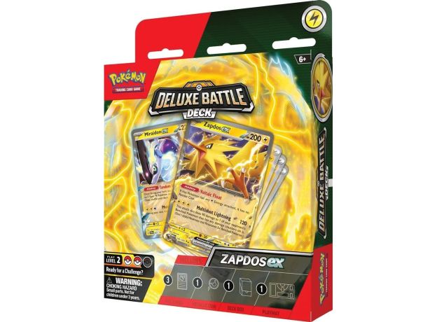 پک کارت بازی Pokemon سری Deluxe Battle Deck مدل Zapdos ex, تنوع: PK290-85600-Zapdos ex, image 6