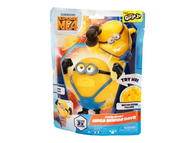 عروسک فشاری گو جیت زو Goo Jit Zu سری Despicable Me 4 مدل مگا مینیون دیو, تنوع: 42865-Dave, image 6