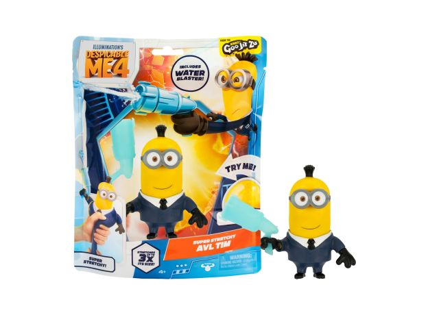 عروسک فشاری گو جیت زو Goo Jit Zu سری Despicable Me 4 مدل AVL تیم, تنوع: 59306-AVL Tim, image 