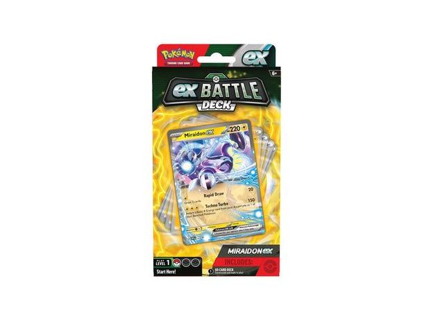 پک کارت بازی 60 تایی Pokemon سری ex Battle Deck مدل Miraidon ex, تنوع: PK290-85754-Miraidon ex, image 3