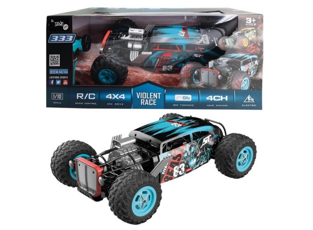 ماشین کنترلی آفرودی Crazon مدل Beast 83 آبی با مقیاس 1:10, تنوع: 333-GS19121-Blue, image 