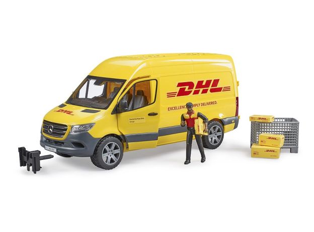 کامیونت مرسدس بنز DHL به همراه راننده برودر Bruder, image 