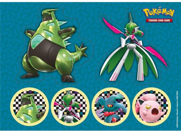 صندوقچه فلزی کارت بازی 60 تایی Pokemon مدل تابستان 2024 سبز, تنوع: PK210-85838-Green, image 5