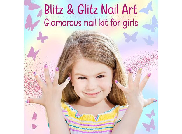 ست دستبند و انگشتر Dazzle Nails مدل پروانه ای, image 2