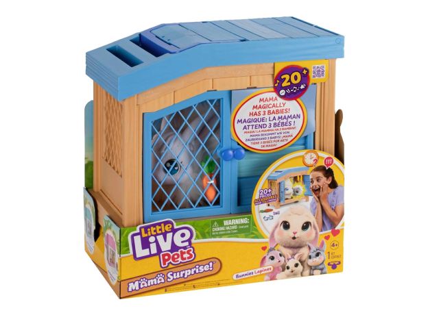 عروسک رباتیک خرگوش ماما سورپرایز Little Live Pets, تنوع: 26593-Bunnies Lapines, image 