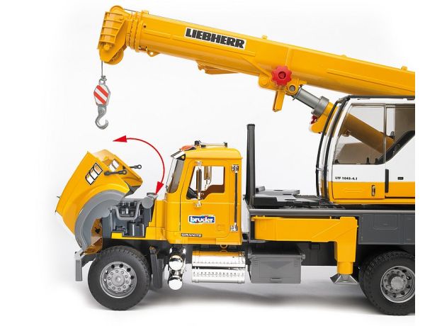 کامیون جرثقیل MACK مدل Liebherr برودر Bruder, image 4